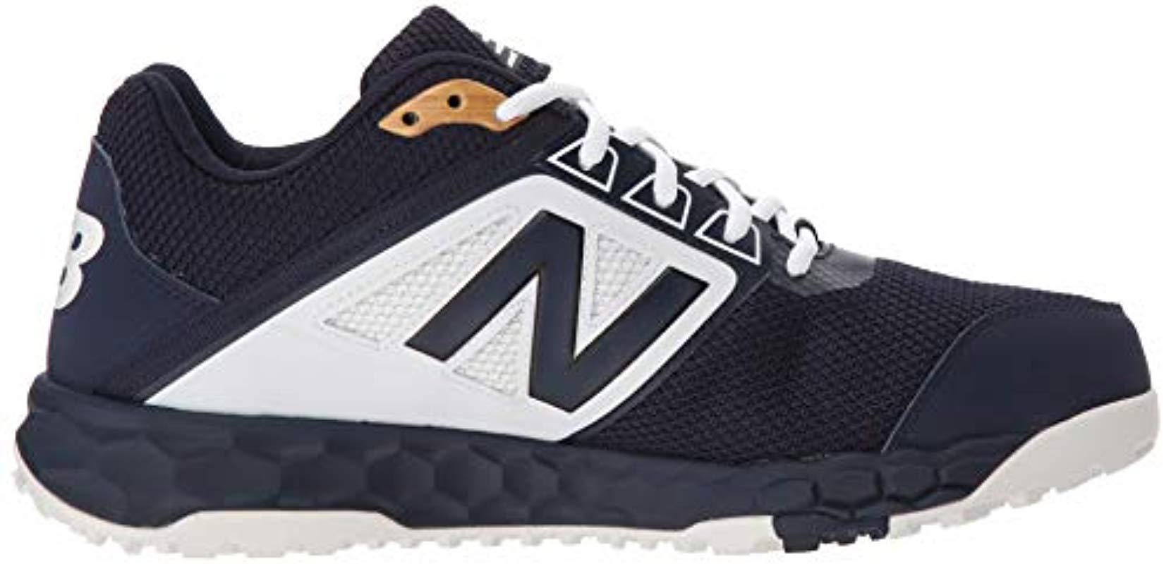 New Balance Rubber 3000v4 Turf Baseball Shoe in Navy/White (Blue) for ...