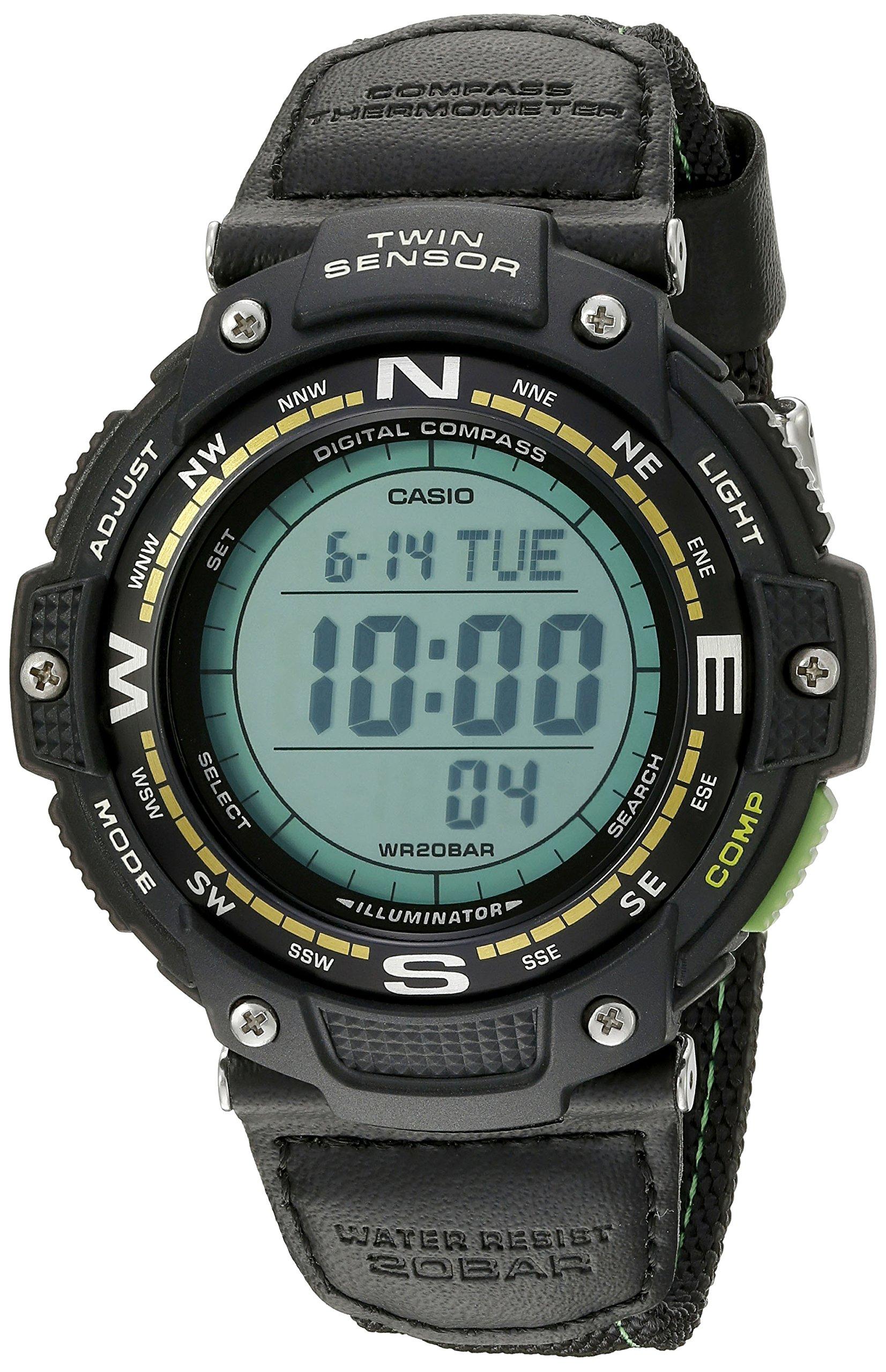 G-Shock Synthetic Sgw-100b-3a2cf Twin Sensor Digital Display Quartz ...