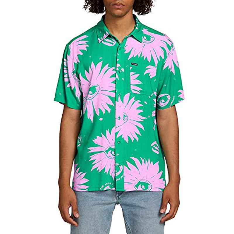 Volcom Mag Sketch Button Up Short 