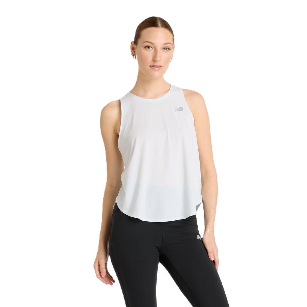 ★★New Balance★★ EYELET SLEEVELESS WHITE AS_P0000CEW New Balance Sleeveless and tank tops for Women | Online Sale
