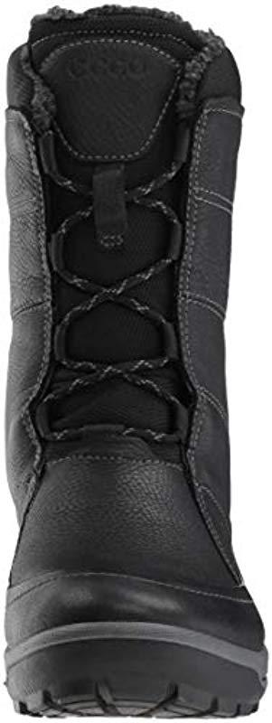 Ecco Leather Trace Lite Mid Cut Boot Hydromax Water-resistant in Black  Nubuck (Black) - Lyst