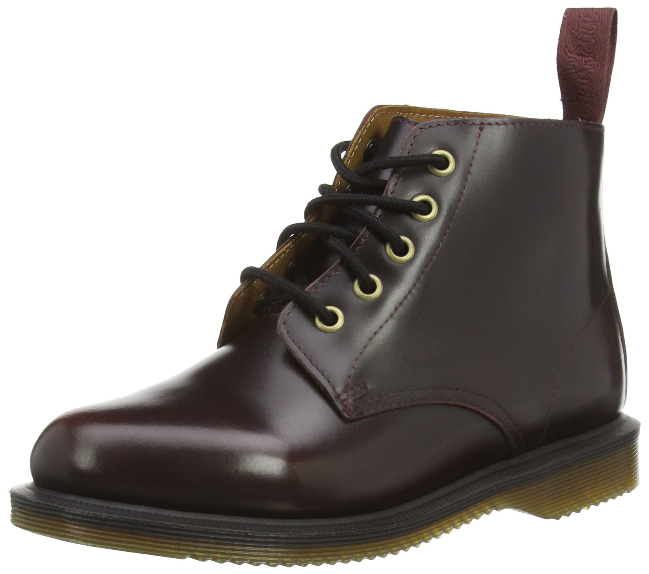 Dr. Martens Emmeline Arcadia Leather Lace Up Ankle Boots in Cherry Red  (Black) - Save 50% - Lyst
