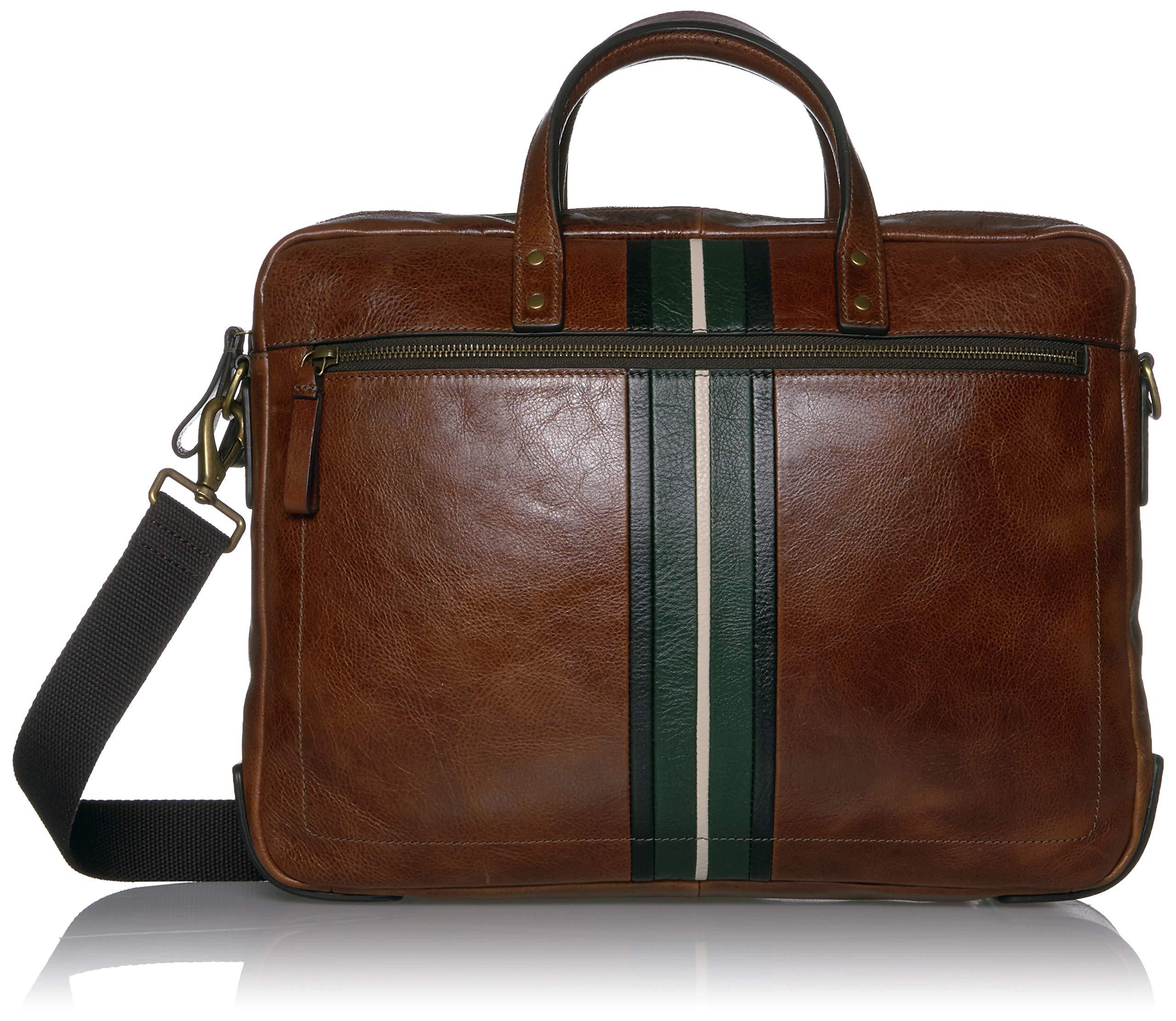 Fossil Leather Haskell Double Zip 