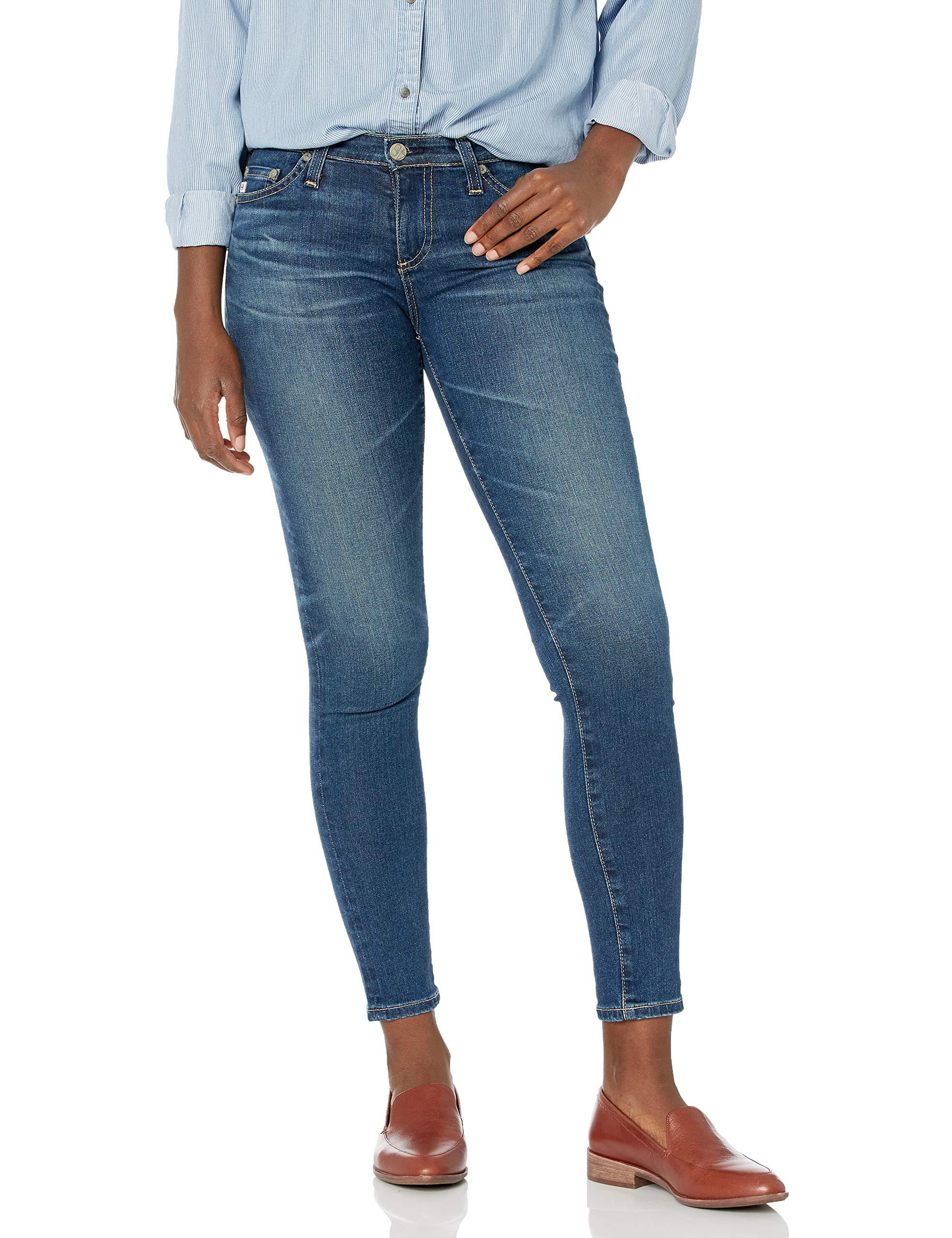 AG Jeans Legging Super Skinny Fit Ankle Jean in Blue Lyst