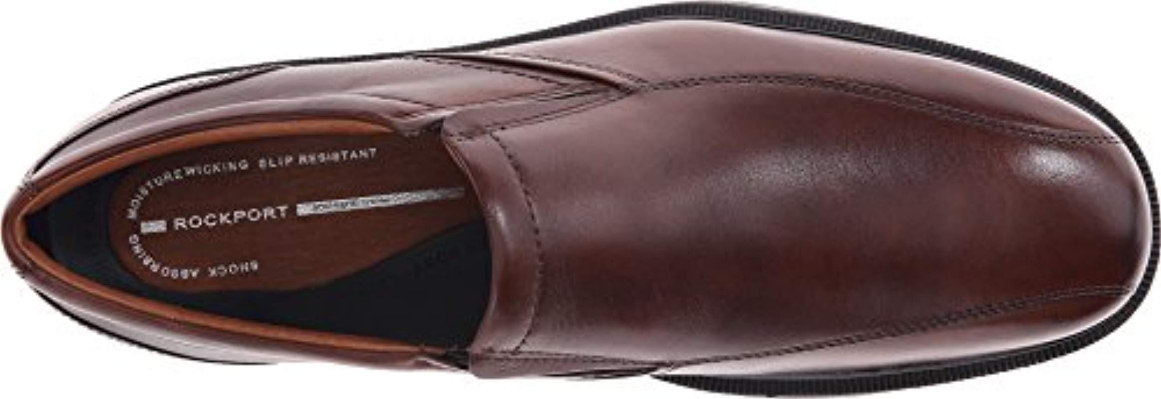 rockport dressports luxe bike toe slip on