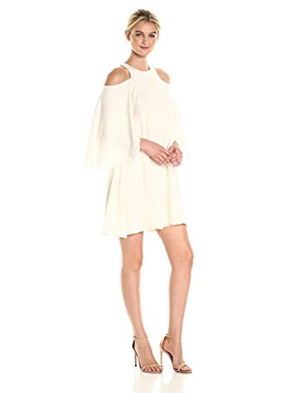 cold shoulder flowy dress