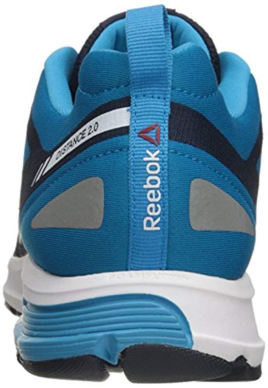 Reebok Rubber One Distance 2.0 Running Shoe in Blue for Men - Lyst