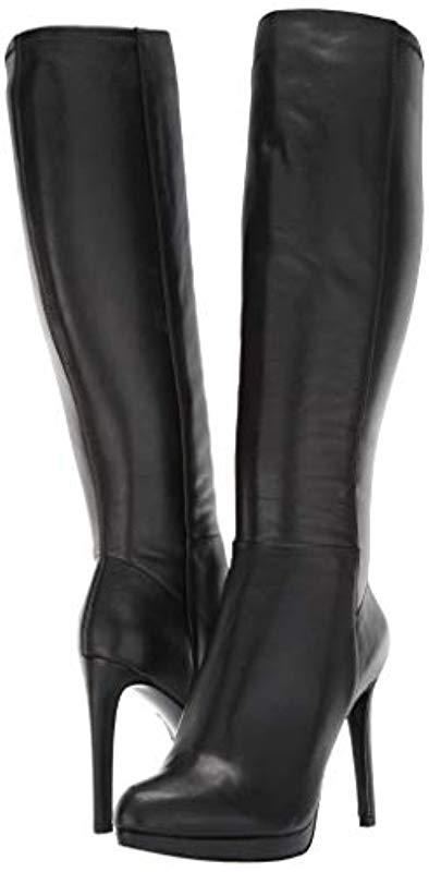 Nine West Quizme Leather Knee High Boot 