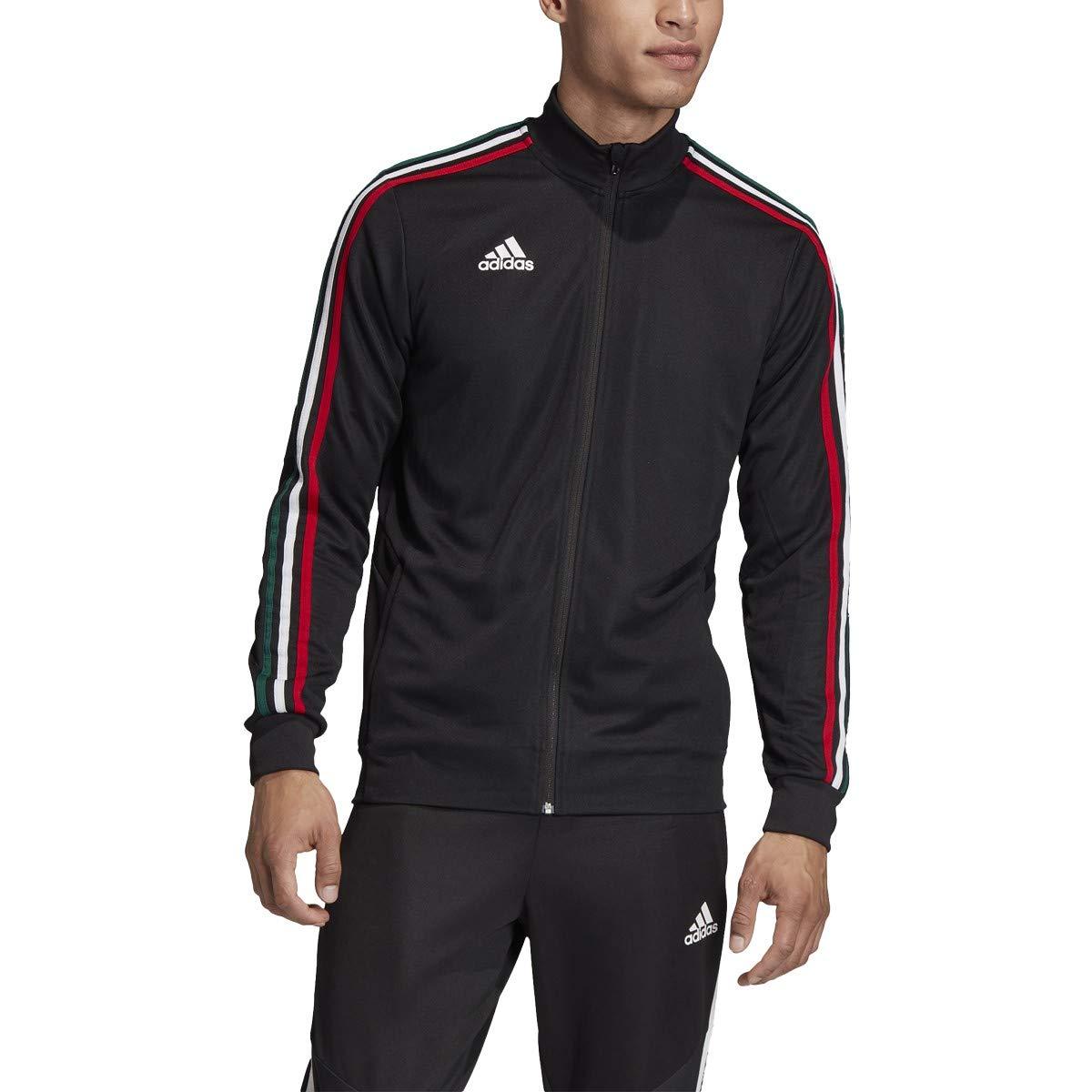 adidas Soccer Tiro Track Jacket Black/power Red/white/collegiate Green