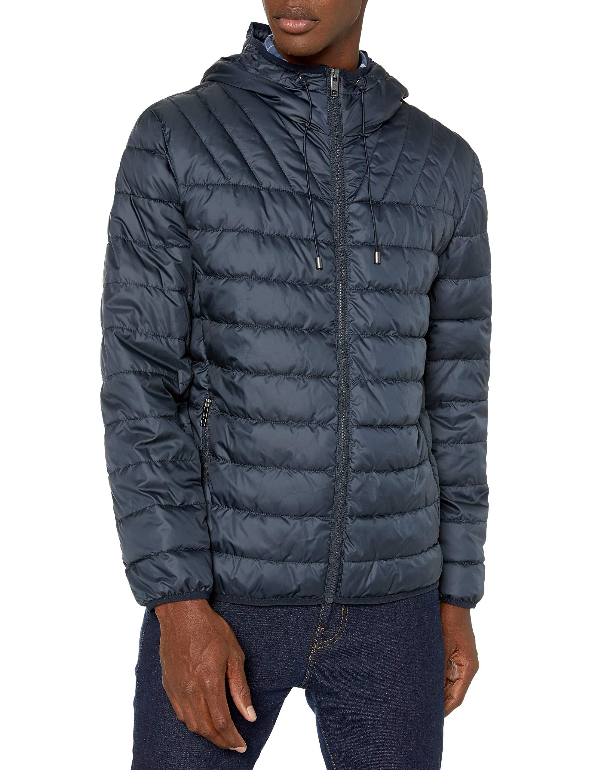 Marc New York Synthetic Dunmore Hooded Puffer Jacket in Blue for Men - Lyst