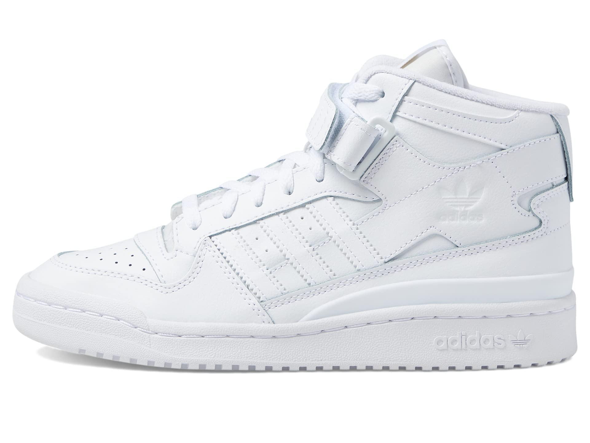 adidas Originals Forum Mid Sneaker in White | Lyst