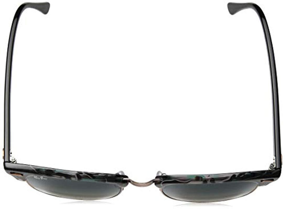 Ray Ban Clubmaster Square Sunglasses Spotted Grey Green 50 4 Mm In Gray Lyst Ray Ban Clubmaster Square Sunglasses Spotted Grey Green 50 4 Mm In Gray Lyst