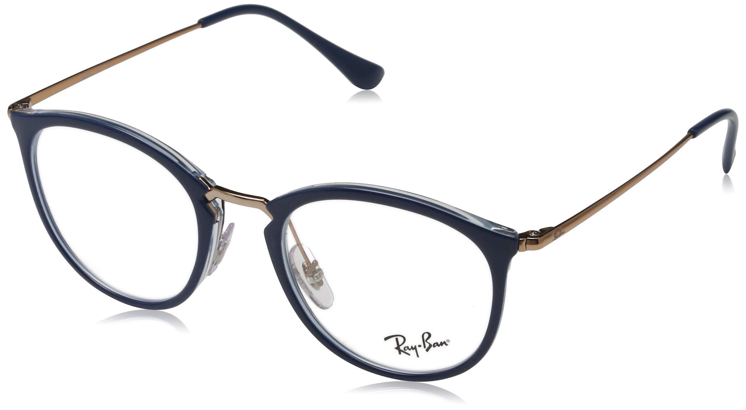 Ray-Ban Rx7140 Square Prescription Eyeglass Frames in Black | Lyst