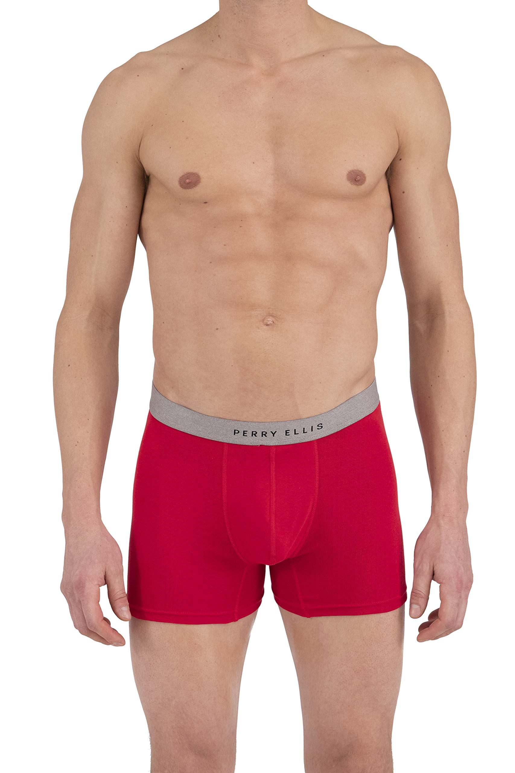 Perry Ellis Portfolio 4 Pack Cotton Boxer Briefs in Red for Men Lyst