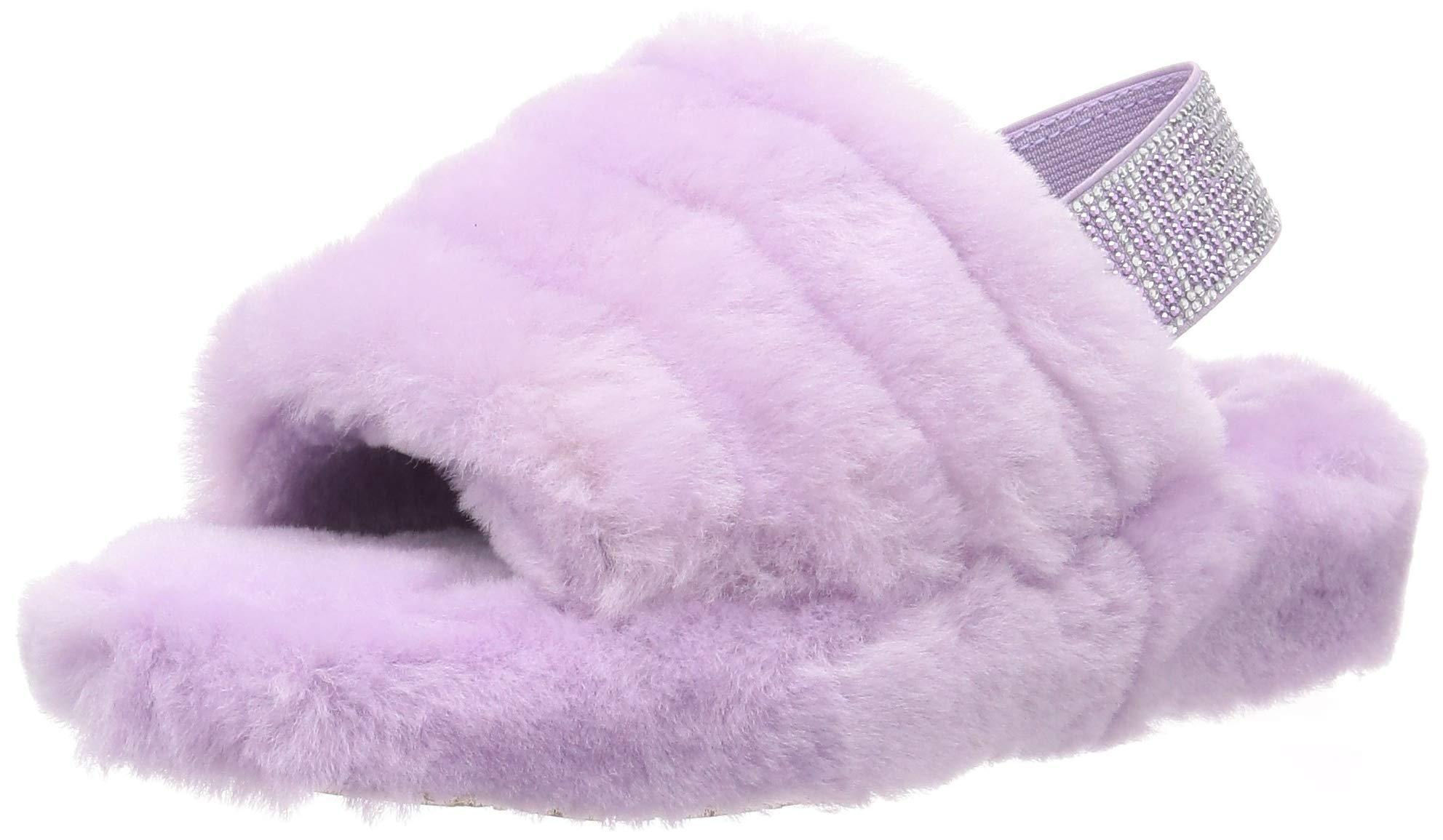 UGG Rubber Fluff Yeah Slide Sandal in Purple | Lyst
