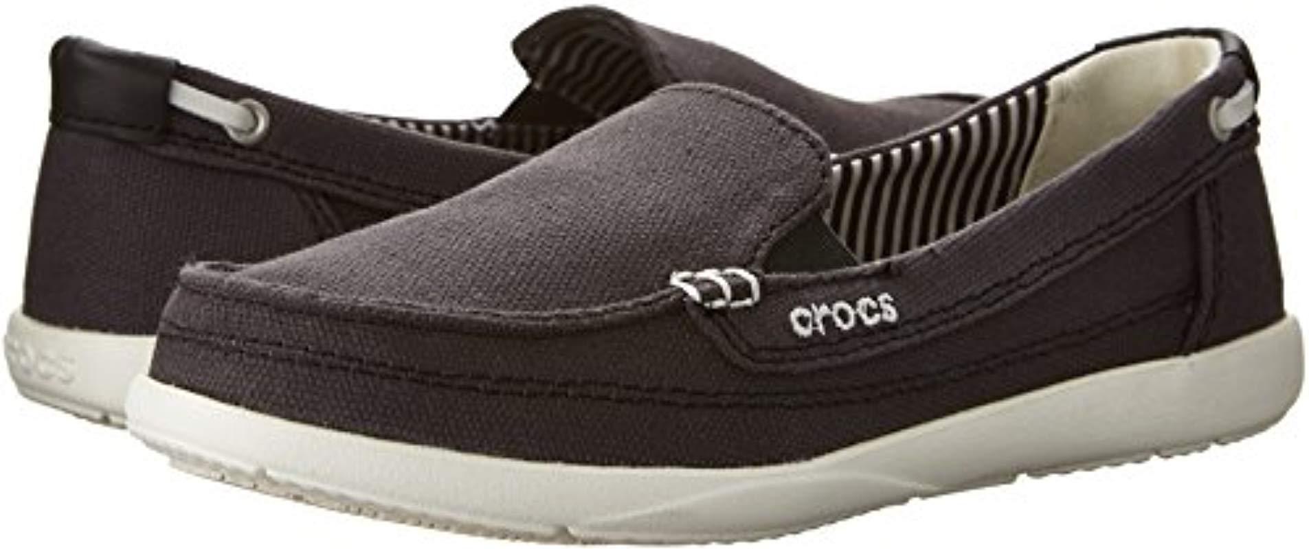 crocs walu canvas loafer dsw
