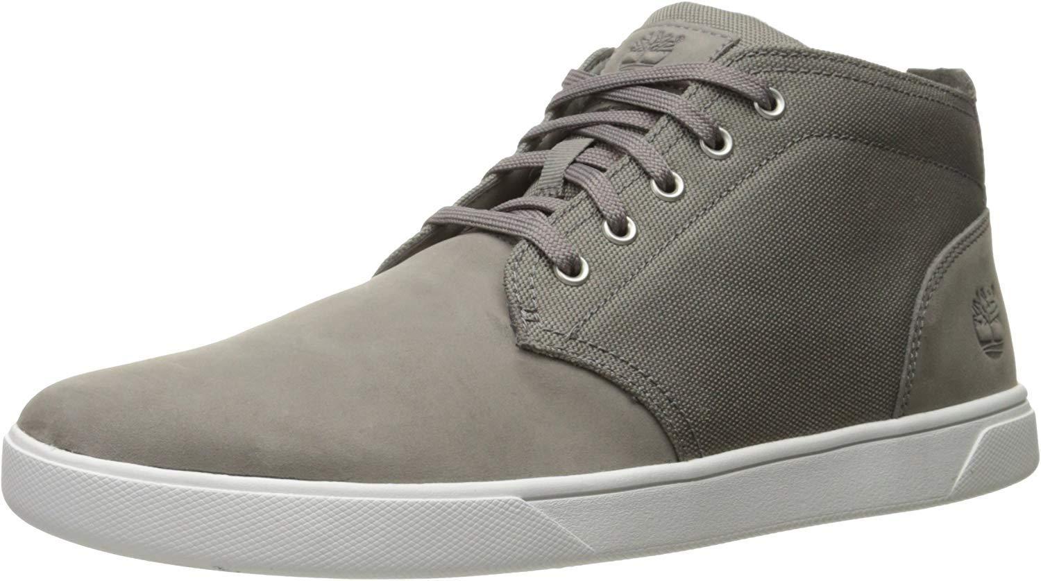 Timberland Groveton Leather And Fabric Chukka in Gray for Men - Save 38% -  Lyst