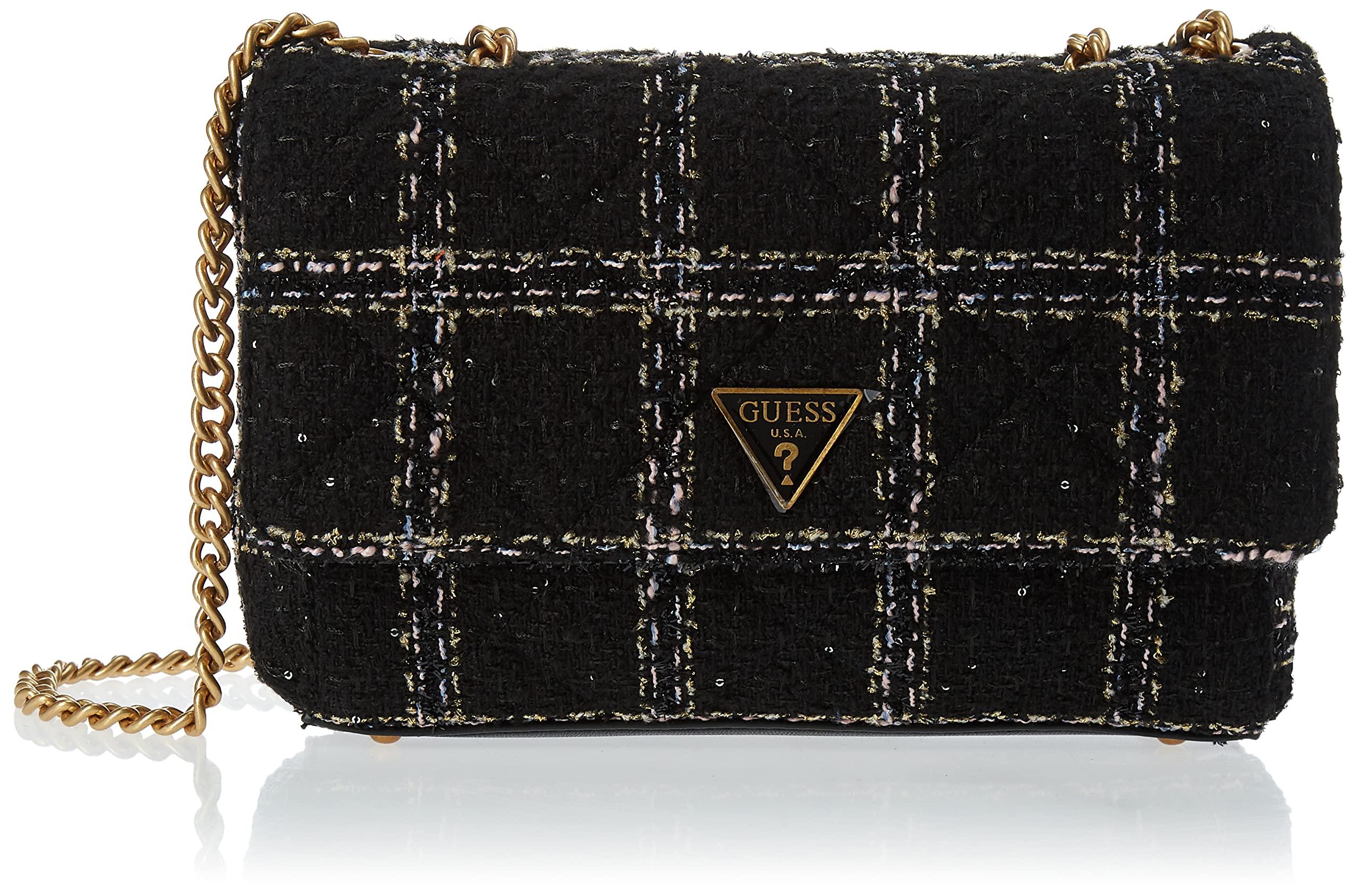 Guess Cessily Convertible Crossbody Flap Bag in Black Lyst