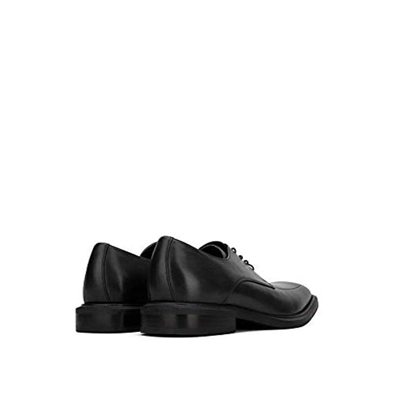 kenneth cole new york merge black moc toe lace ups