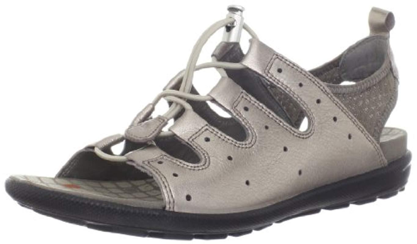 Ecco Jab Toggle Sandal in Gray | Lyst
