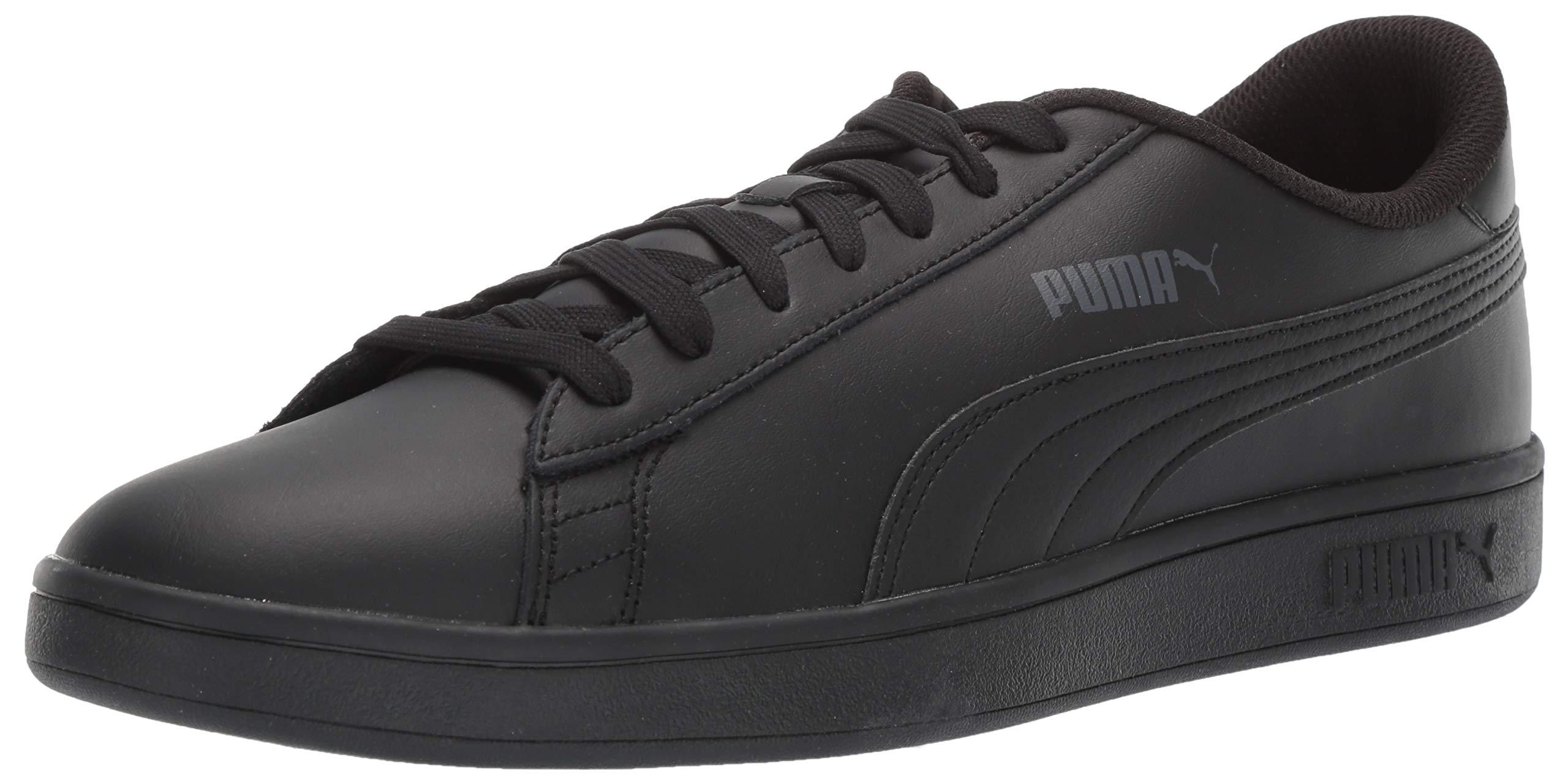 PUMA Leather Smash V2 Sneaker in Black/White (Black) for Men - Save 68% ...