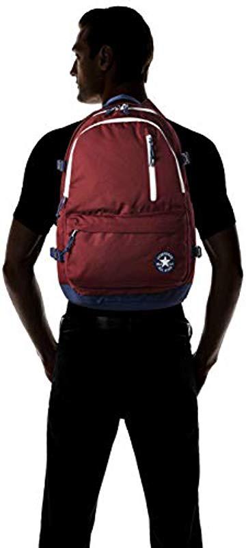 burgundy converse backpack