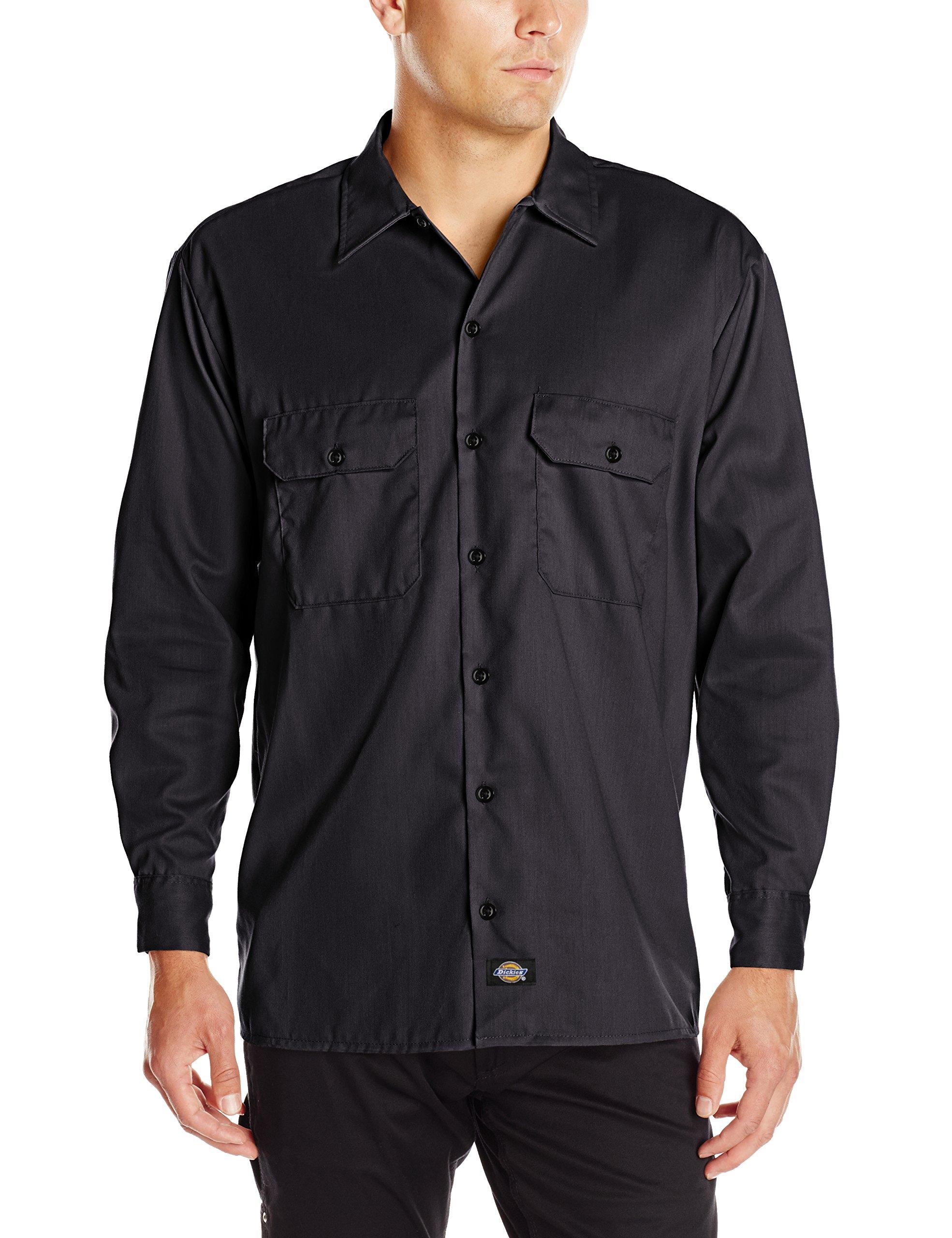 long black shirt men's