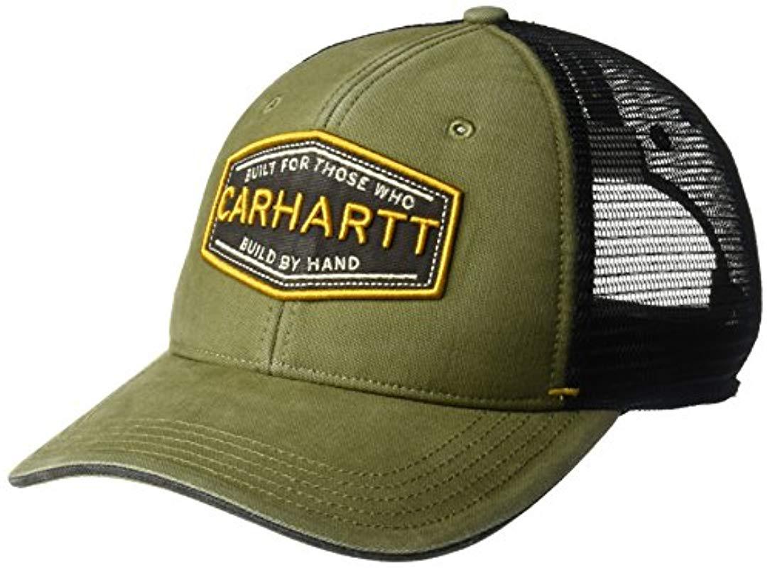 Carhartt Cotton Silvermine Cap in Army Green (Green) for Men | Lyst