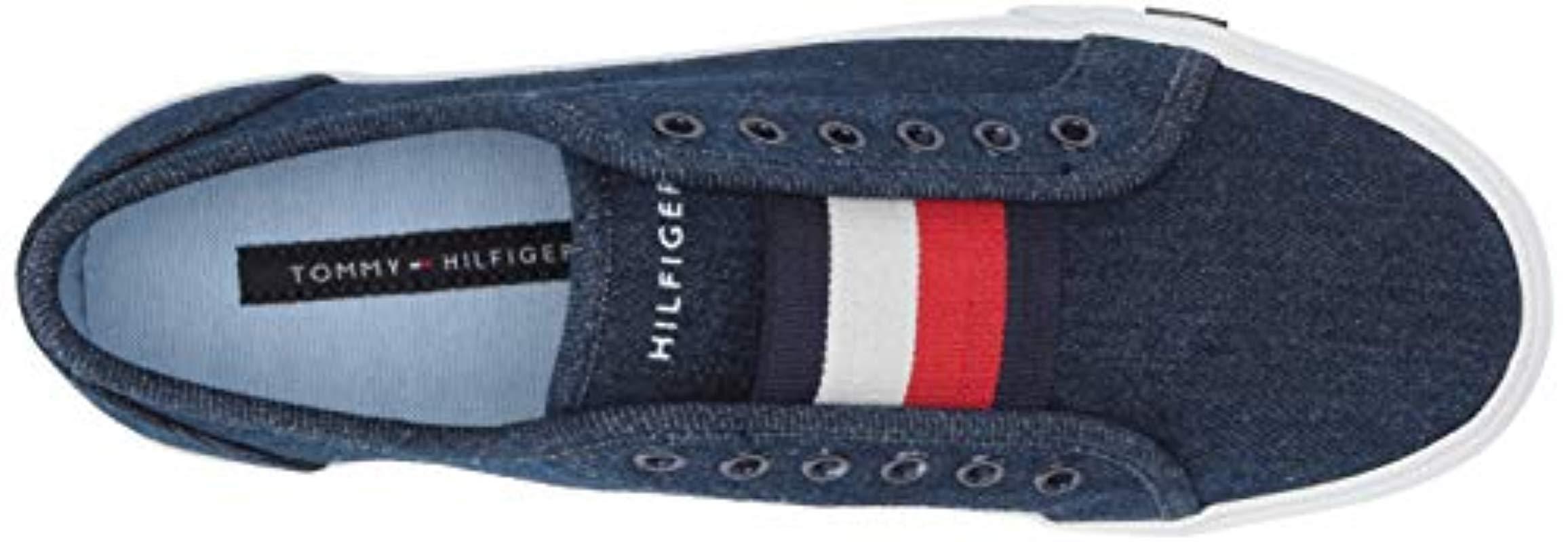 Tommy Hilfiger Denim Anni Slip-on Sneaker in Denim (Blue) - Save 36% | Lyst