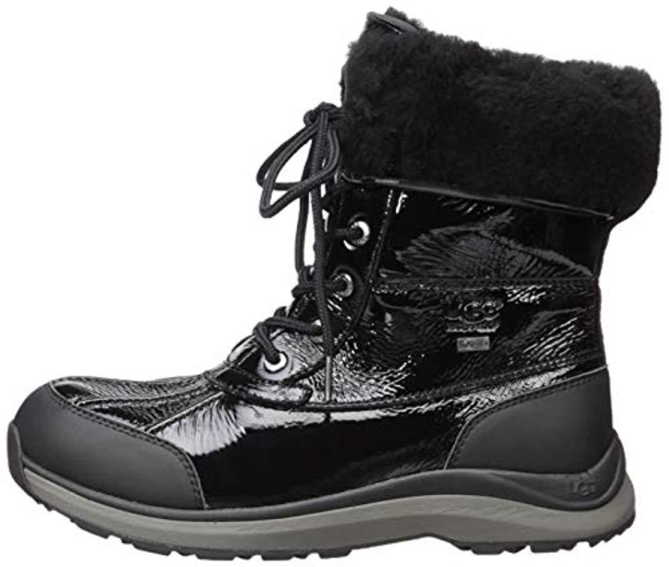 ugg women's w adirondack iii patent snow boot