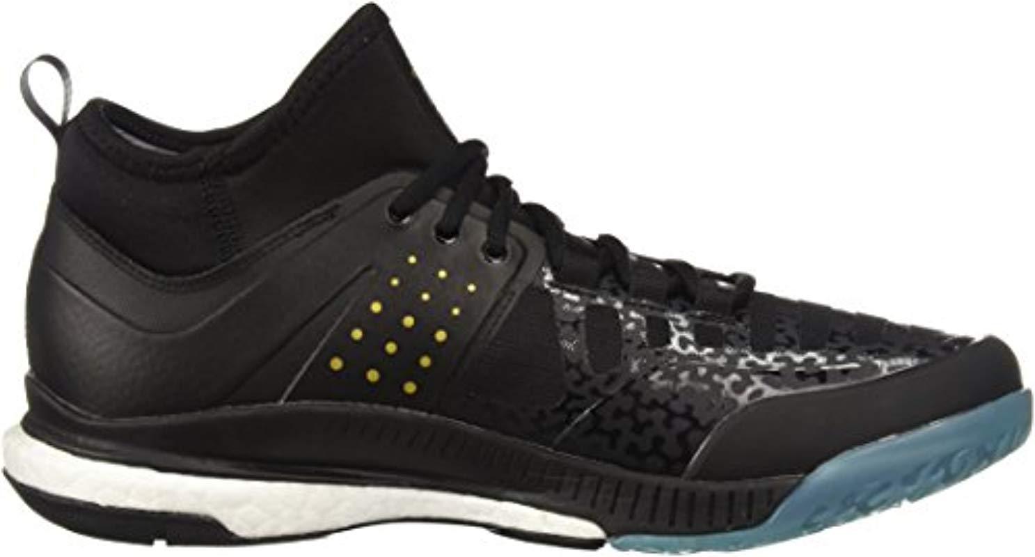 adidas Crazyflight X Mid Volleyball Shoes in Black for Men