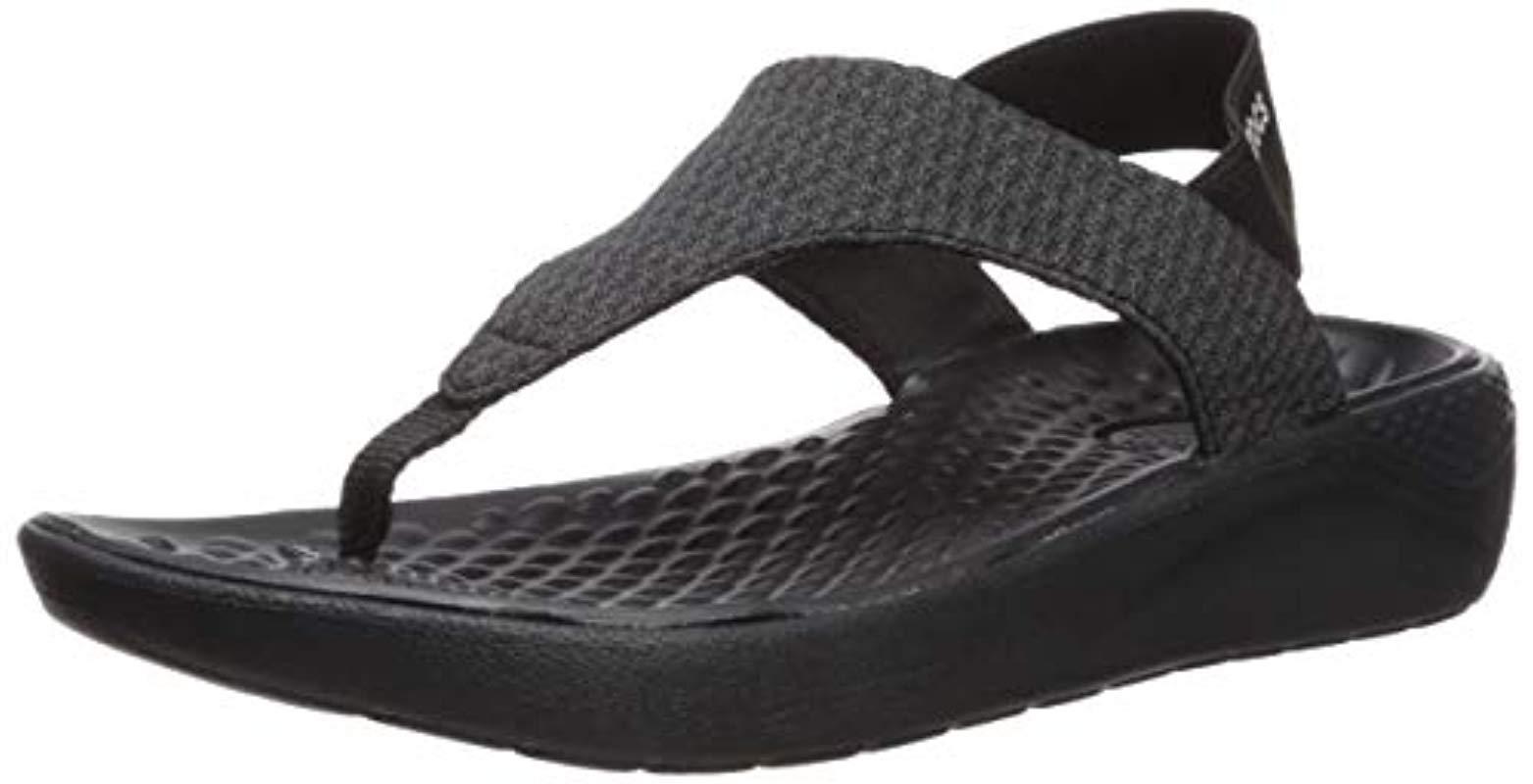 crocs literide mesh flip