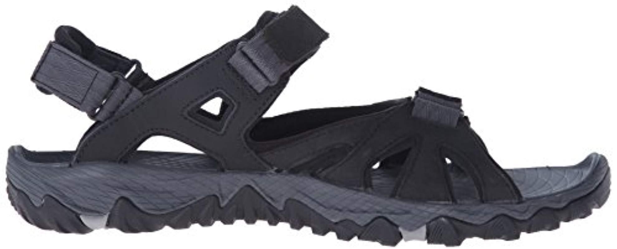 Merrell Men's Black All Out Blaze Sieve Convert Hiking Sandals