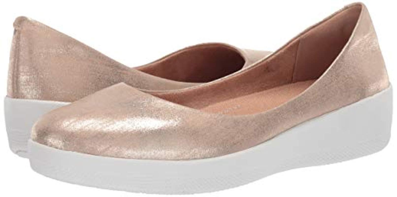 Fitflop Rubber Superballerina in Gold (Metallic) - Save 81% - Lyst