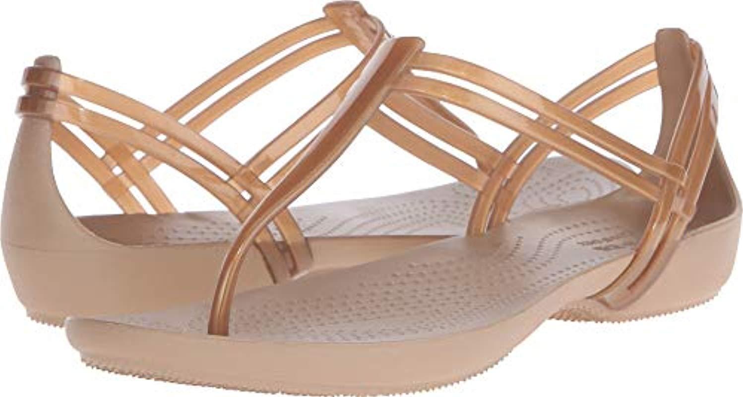 crocs isabella t strap
