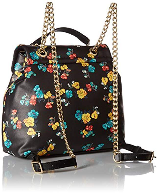 nine west aveline chain strap backpack