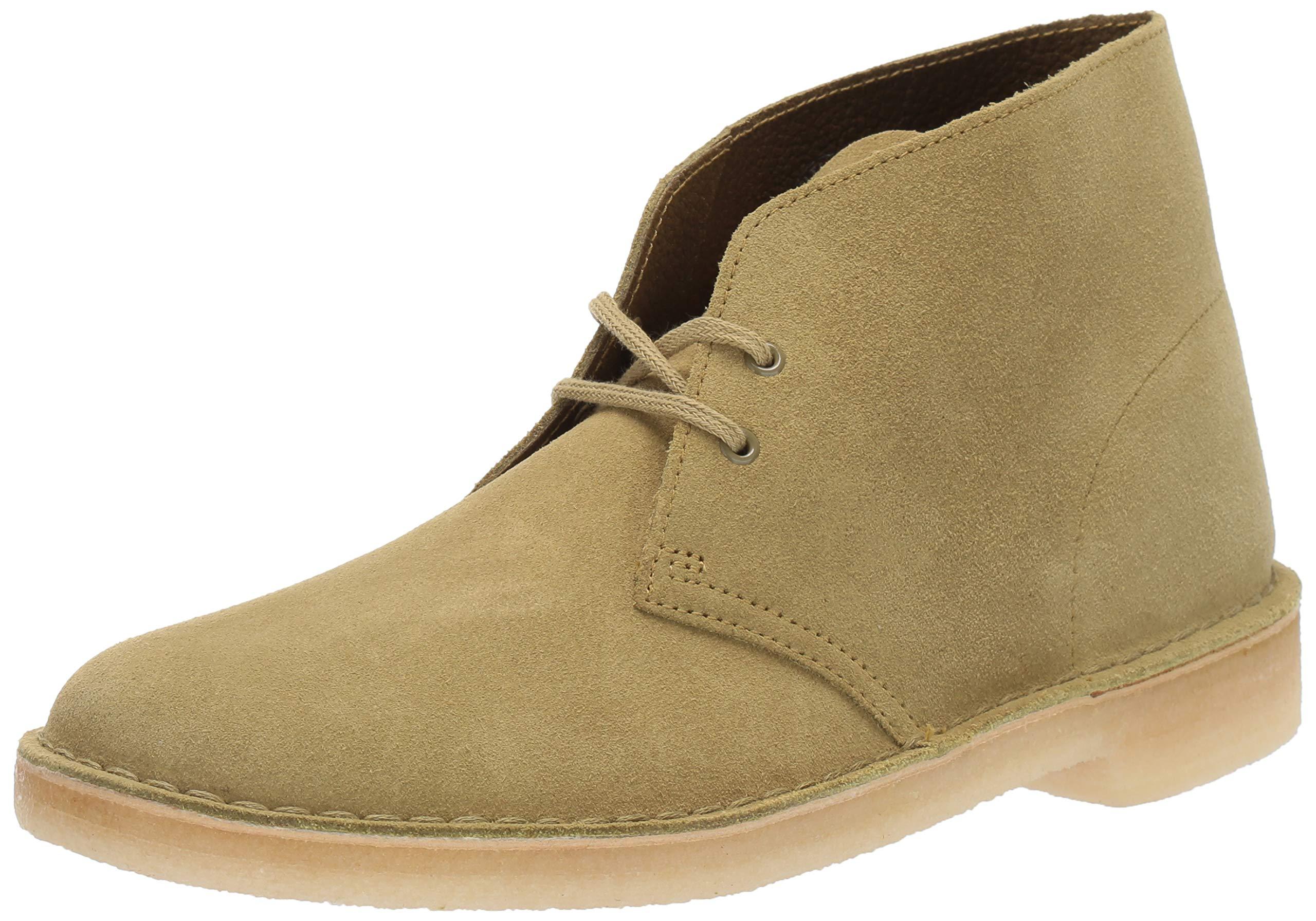 Clarks Suede Desert Chukka Boot in Khaki Suede (Natural) for Men - Save ...