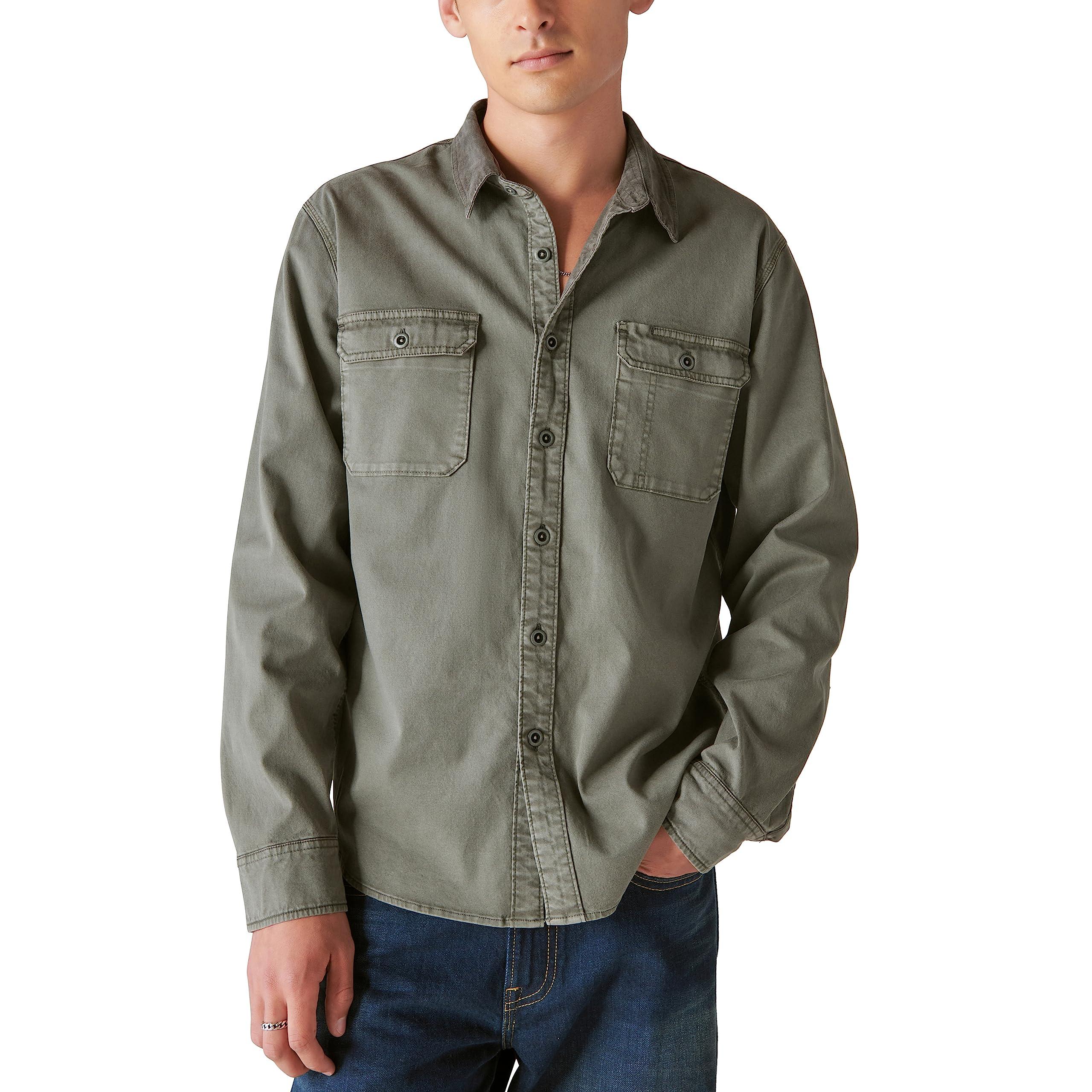 Lucky brand cheap corduroy shirt