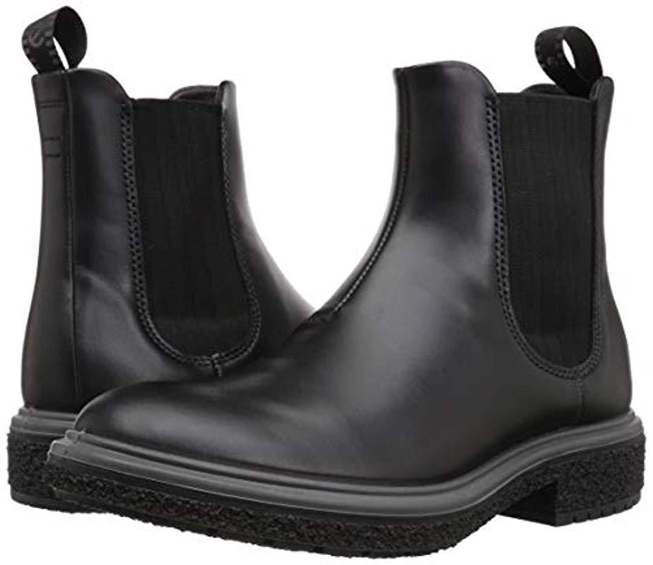 Roux Ikke vigtigt Kollegium Ecco Rubber Crepetray Hybrid M Chelsea Boots in Black for Men - Lyst