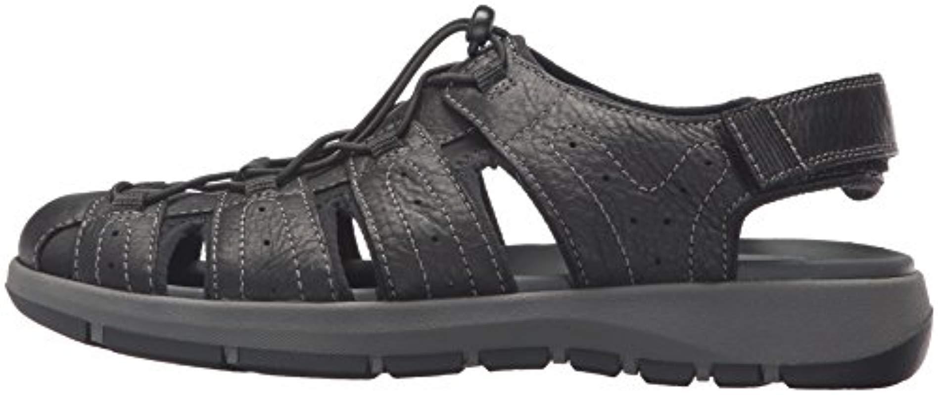 clarks men's brixby cove ankle strap sandals