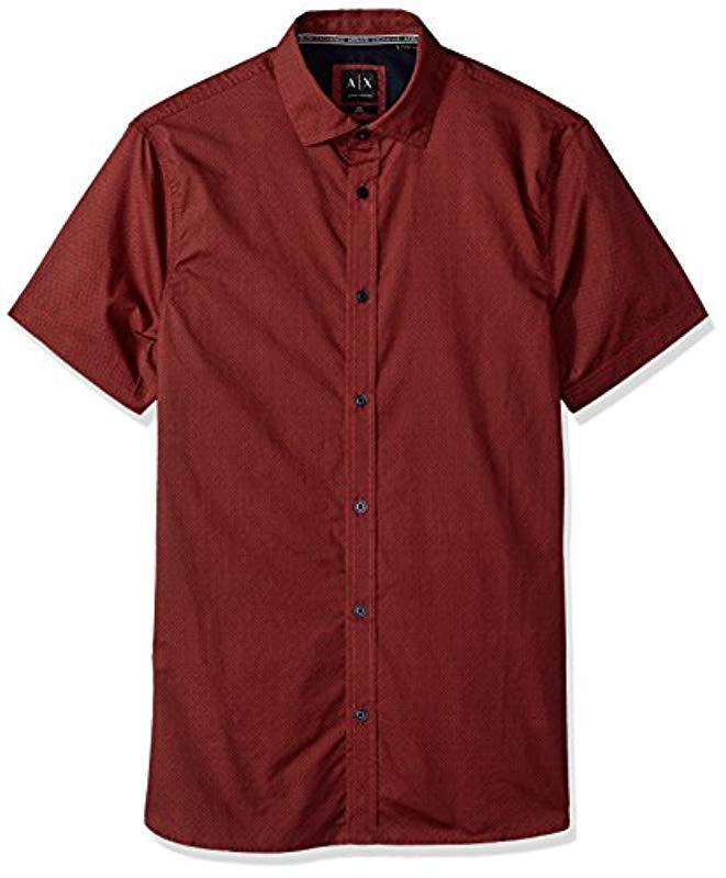 red button down shirt boys