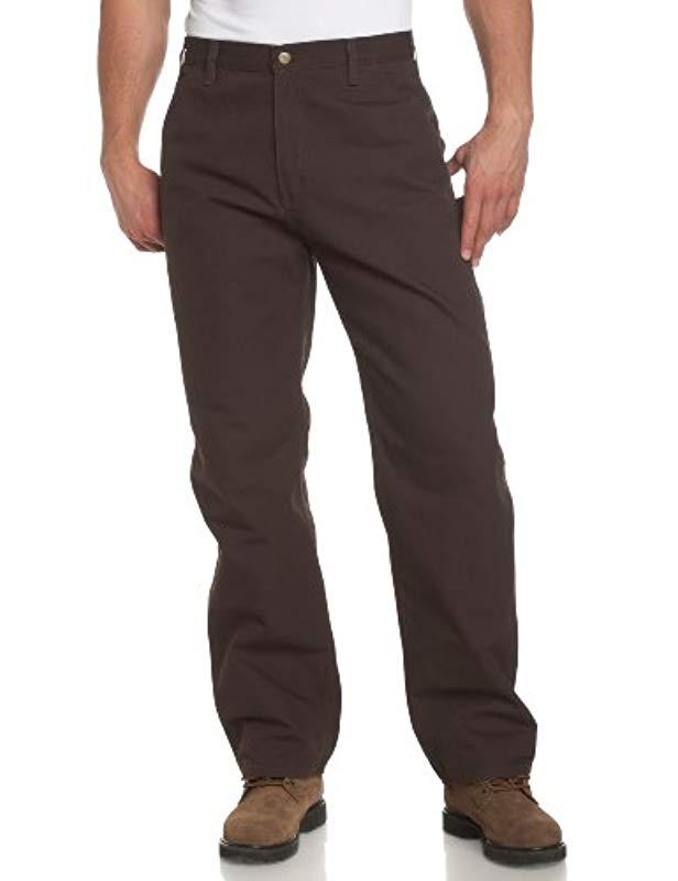 Lyst - Carhartt Big & Tall Washed Duck Work Dungaree B11 in Brown for Men