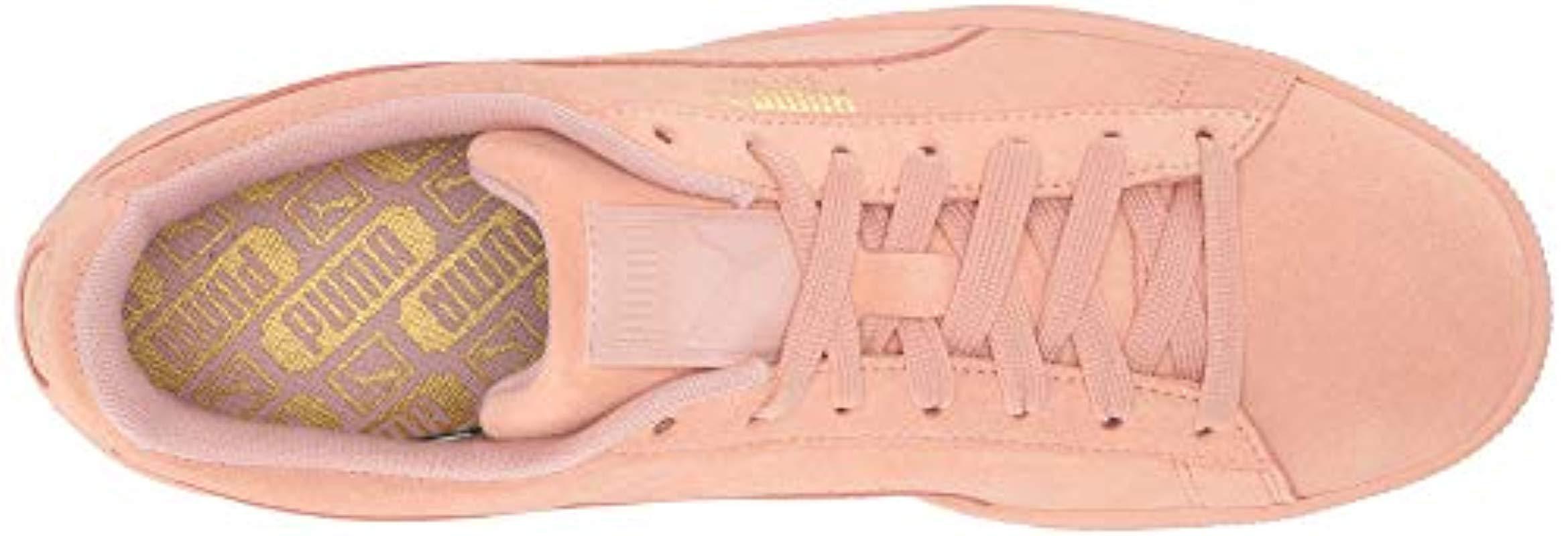 peach puma shoes
