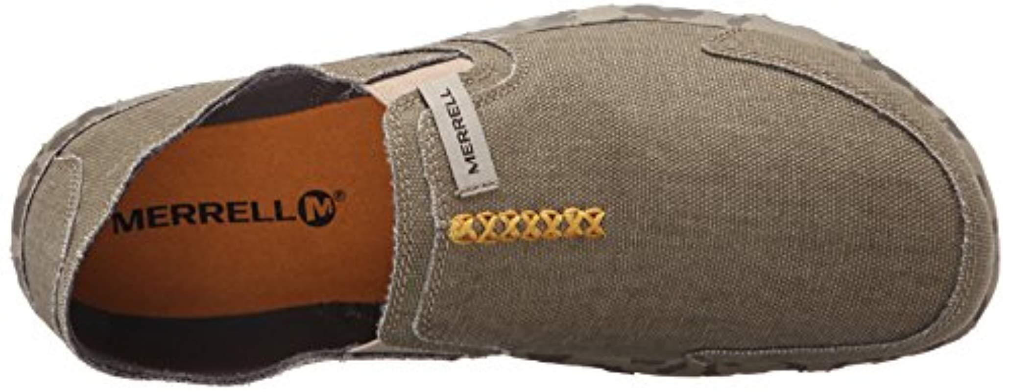 merrell canvas slipper shoes