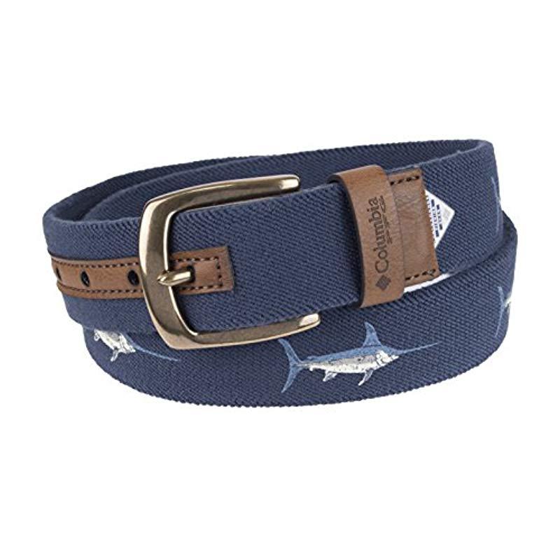 Columbia Comfort Stretch Casual Belt in Chocolate Brown (Brown) for Men