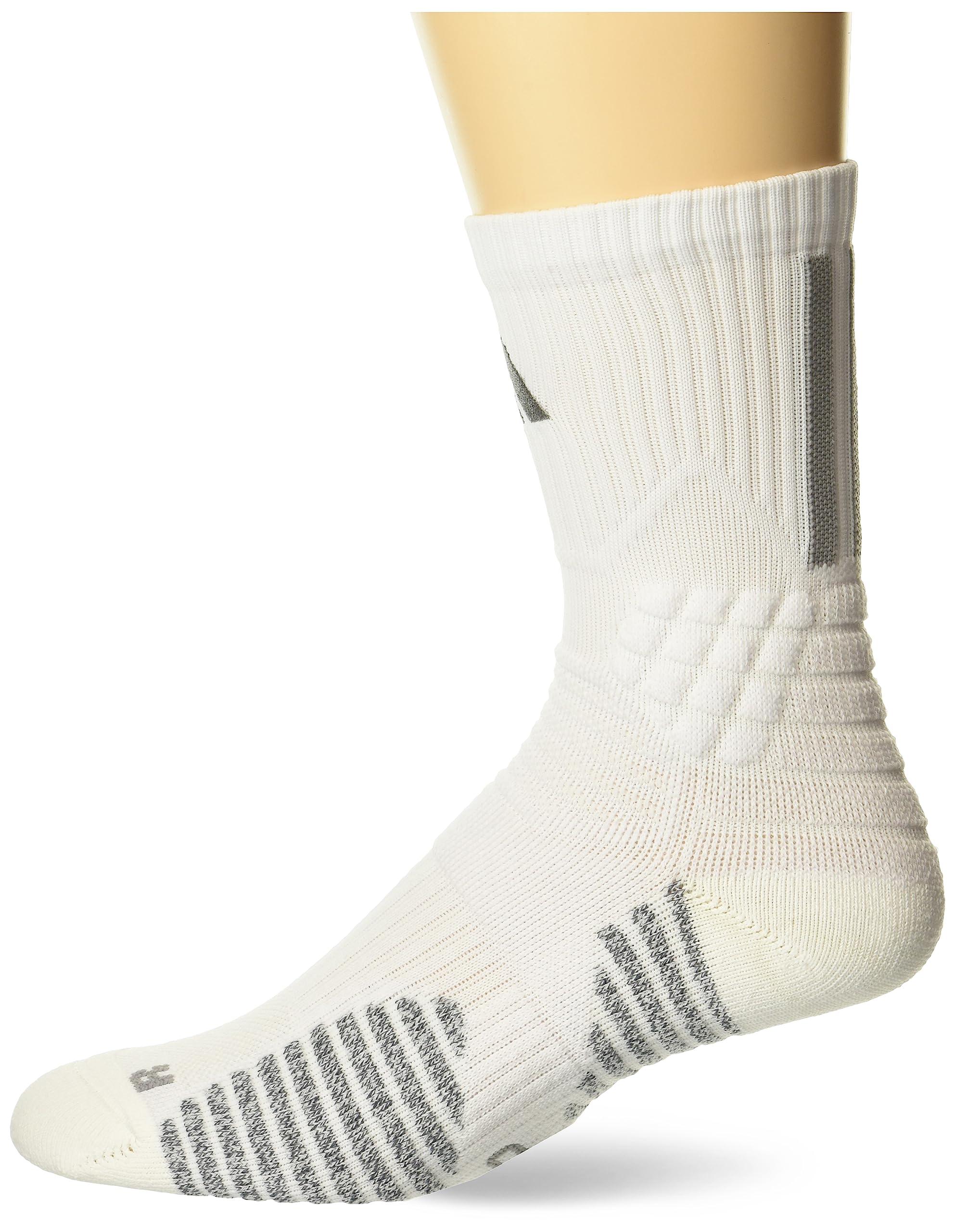 adidas Select Basketball Crew Socks in White |