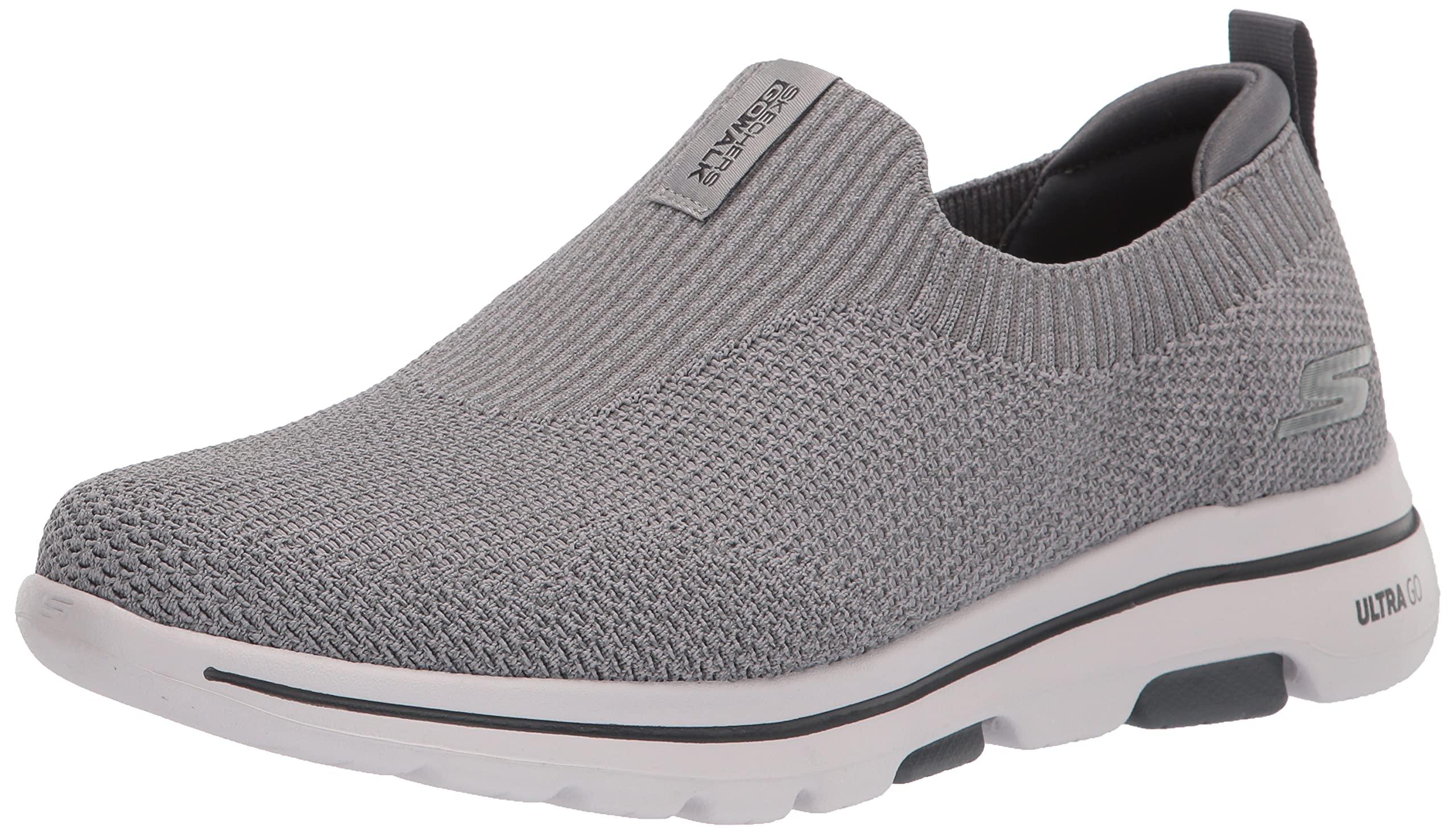 Skechers Gowalk 5 Merrit-stretch Fit Knit Slip On Performance Walking Shoe  in Grey (Blue) for Men - Save 55% | Lyst