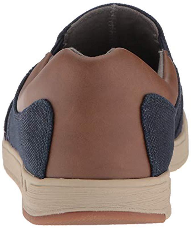 Clarks Men's Canvas 'step Isle' Slip-on Shoes in Blue for Men | Lyst