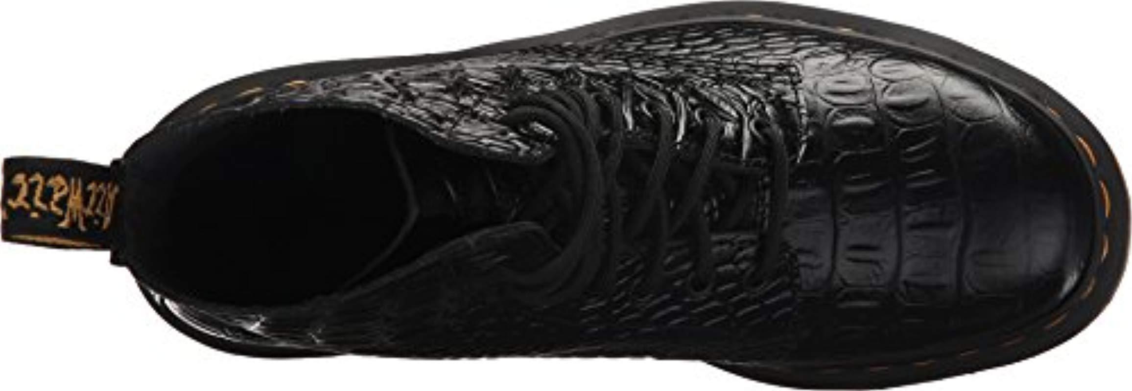 dr martens pascal croc black