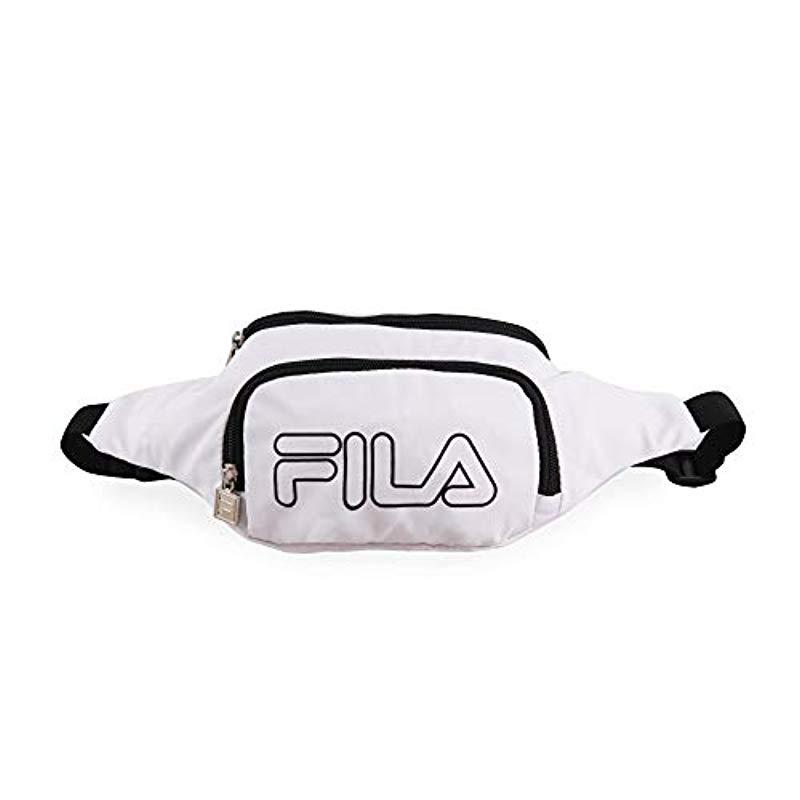 fila white fanny pack